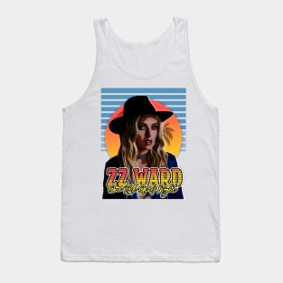 Retro ZZ Ward // One hell of A night style Flyer Vintage Tank Top